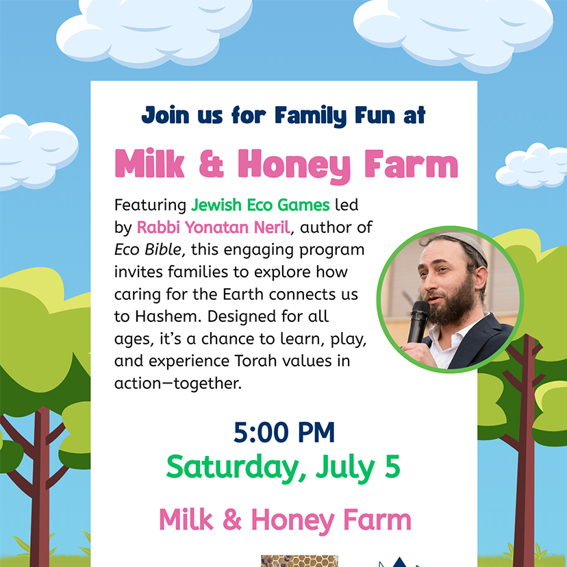 Event Flyer: Family Fun at Milk & Honey Farm