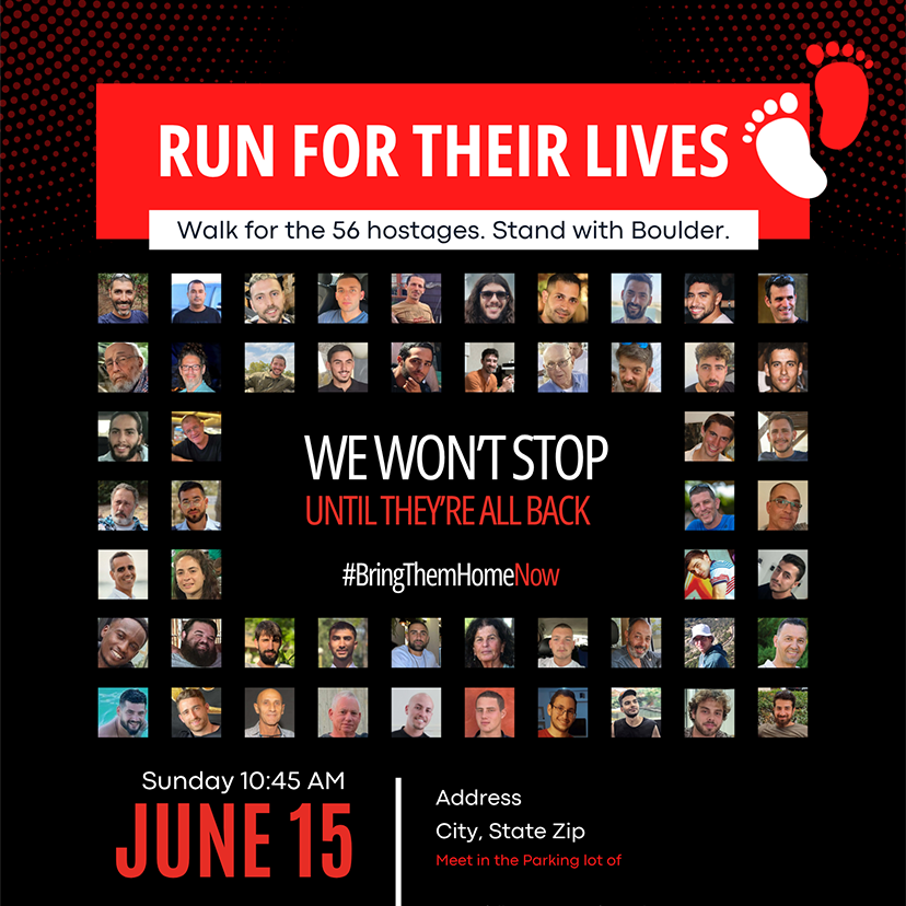 Event Flyer: Run for Their Lives